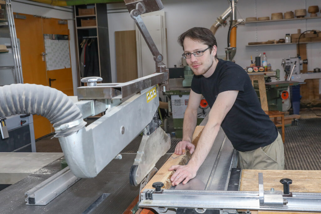 Martin Schmid, Schreinermeister, in München © Bernd Wackerbauer